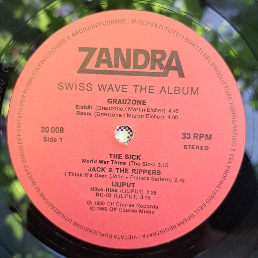 Swiss Wave The Album – Disc Vinil LP VG+ (lotB) - Grauzone, The Sick, Liliput, Ladyshave, Mother's Ruin