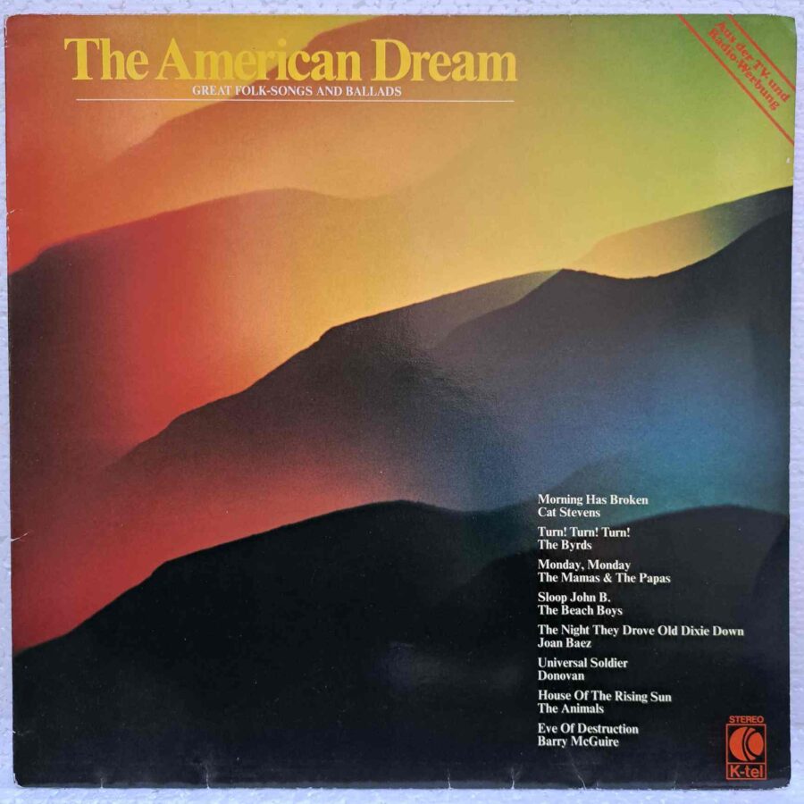 The American Dream (Great Folk-Songs And Ballads) - Disc Vinil LP VG+ (lotI) - Donovan, Joan Baez, The Animals, Leonhard Cohen, Cat Stevens