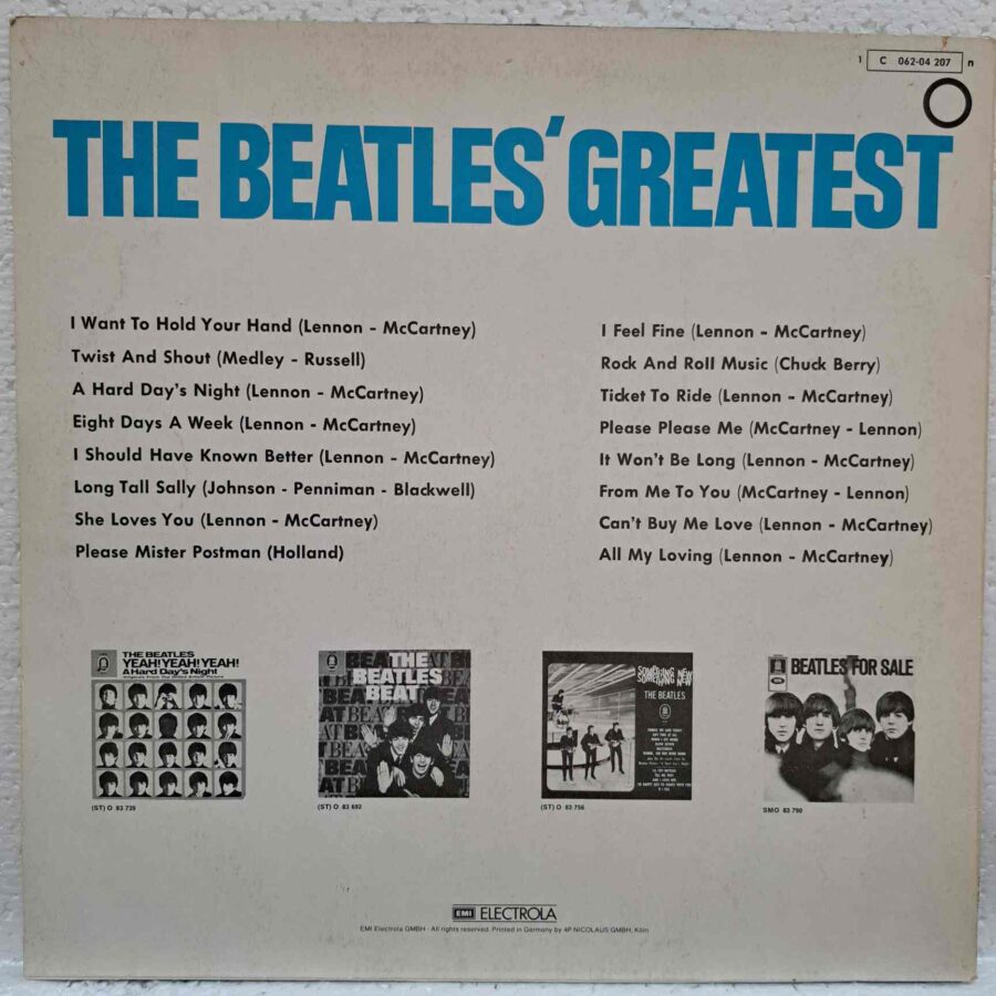 The Beatles – The Beatles' Greatest – Disc Vinil LP VG (lotK)