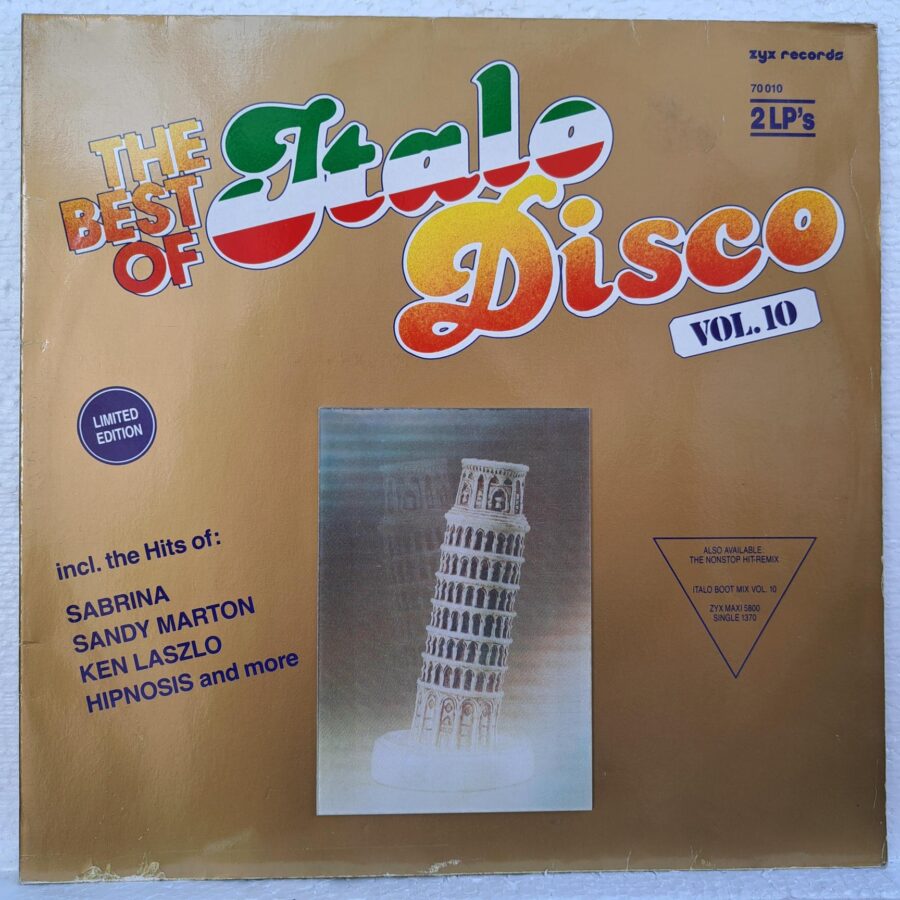 The Best Of Italo-Disco Vol. 10 - X Disc VINIL LP VG VG+ (box1) Scotch, Linda Jo Rizzo, Ken Laszlo, chip Chip, Laserdance, Sandy Marton ...