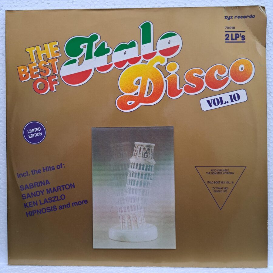 The Best Of Italo-Disco Vol. 10 – X Scotch, Linda Jo Rizzo, Ken Laszlo, chip Chip, Laserdance, Sandy Marton … Disc VINIL 2LP VG+ (box6)