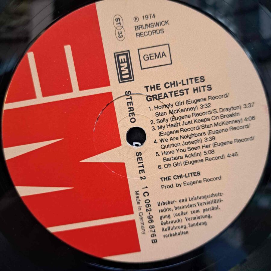 The Chi-Lites ‎– Greatest Hits – Disc Vinil LP VG VG+ (lotH)