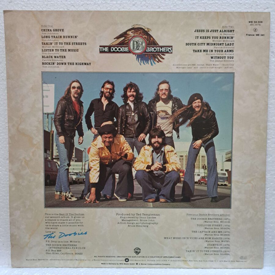 The Doobie Brothers – Best Of The Doobies – Disc Vinil LP VG+ (lotE)