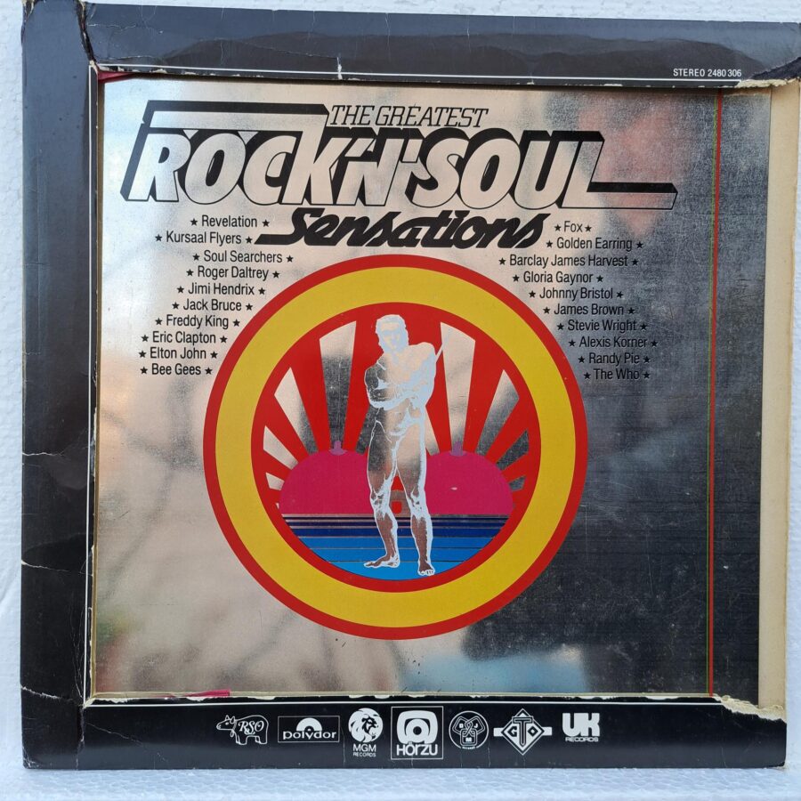 The Greatest Rock'N'Soul Sensations Disc VINIL LP VG Gloria Gaynor, The Who, Bee Gees, Eric Clepton, Jimi Hendrix, James Brown, Randy Pie