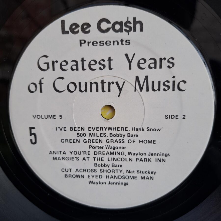 The History Of Country Music - Volume 5 Disc VINIL LP VG VG+ (box2) Eddy Arnold - Hank Snow - Porter Wagoner - Bobby Bare - Waylon Jennings ....