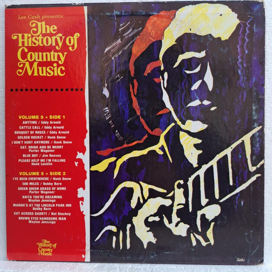 The History Of Country Music - Volume 5 Disc VINIL LP VG VG+ (box2) Eddy Arnold - Hank Snow - Porter Wagoner - Bobby Bare - Waylon Jennings ....