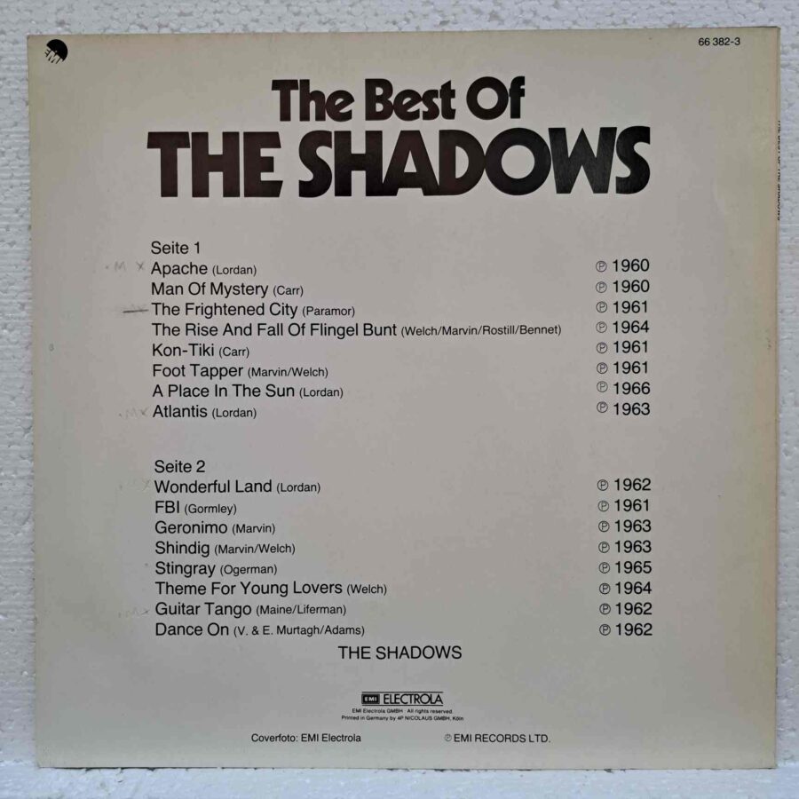 The Shadows – The Best Of The Shadows – Disc Vinil LP VG+ (lotI)