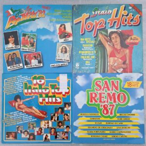 Top Hits Al Bano&Romina Power, Alice, Ricchi e Poveri, Drupi, Toto Cutugno, Umberto Tozzi - 4 COMPILAȚII Discuri VINIL LP VG VG+ (lot1:5)