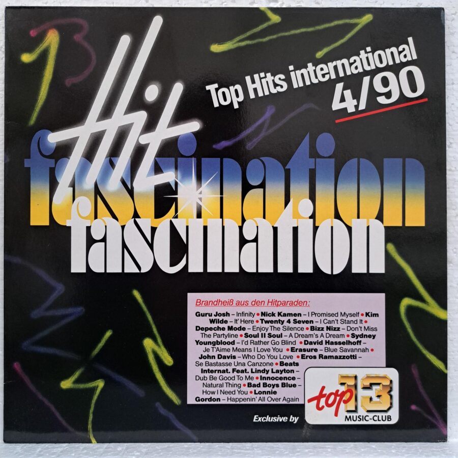 Hit Fascination 4/90 Twenty 4 Seven, Bad Boys Blue, Depeche Mode, Erasure, Kim Wilde, Disc VINIL LP VG VG+ Guru Josh, Nick Kamen, David Hasselhoff, Soul II Soul,