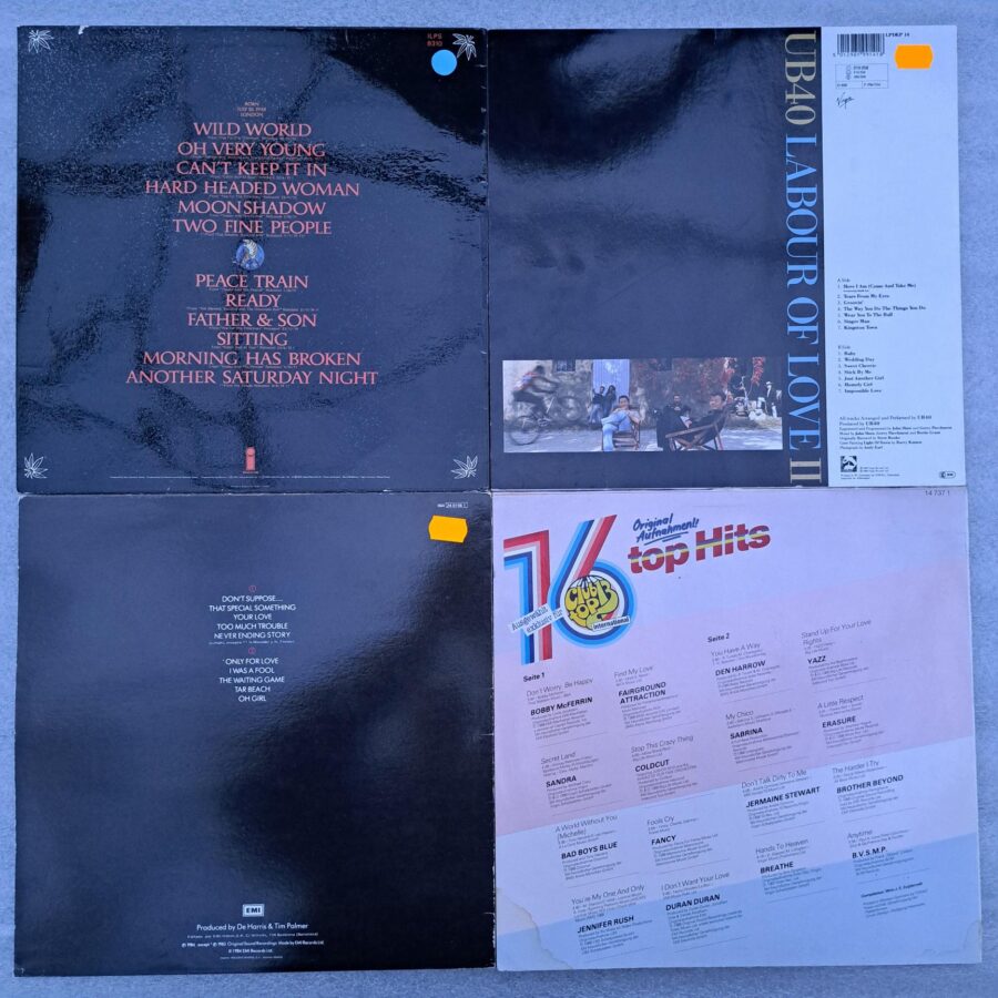 UB 40 - Limahl - Cat Stevens - Compilatie Disc VINIL 4 LP VG VG- (LDM13)