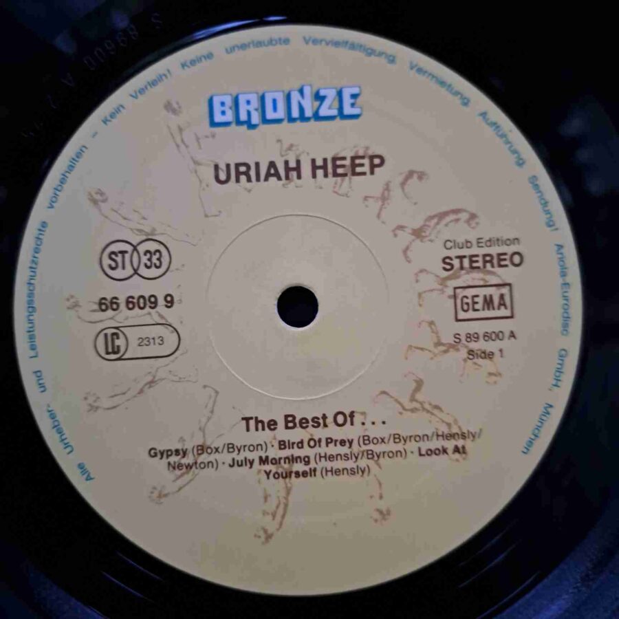 Uriah Heep – The Best Of... – Disc Vinil LP VG VG+ (lotH)