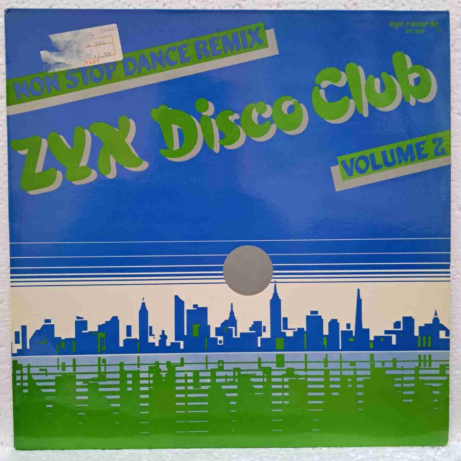 ZYX Disco Club Volume 2 - Lime, Albert One, Brian Ice, Ken Laszlo, Sabrina, Latin Lover - Disc Vinil LP VG+ (lotM)