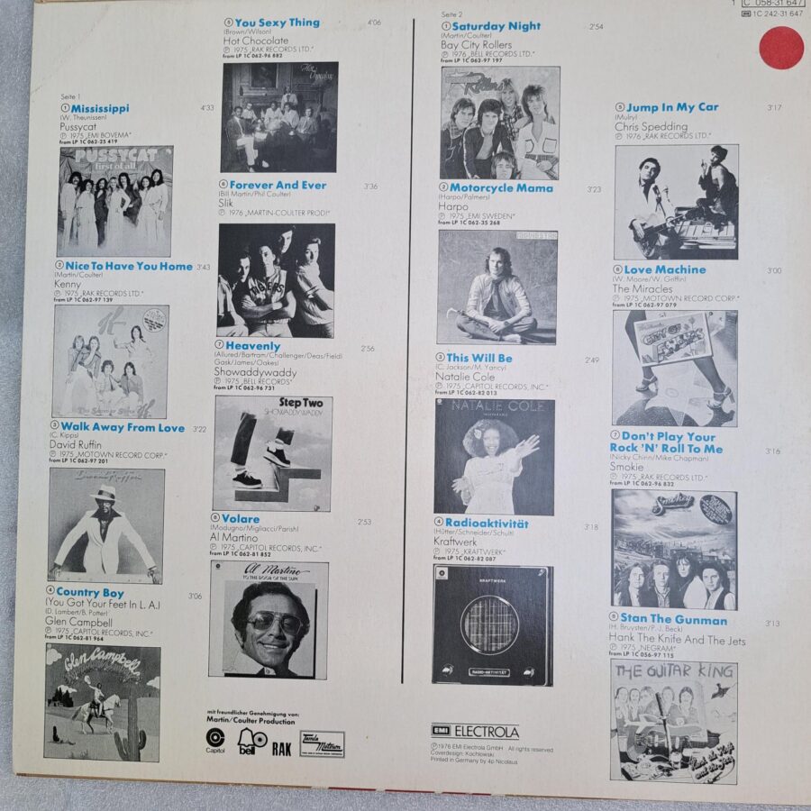 Compilati cu muzica country - rock - pop Discuri VINIL LP VG VG+ (box6:8)