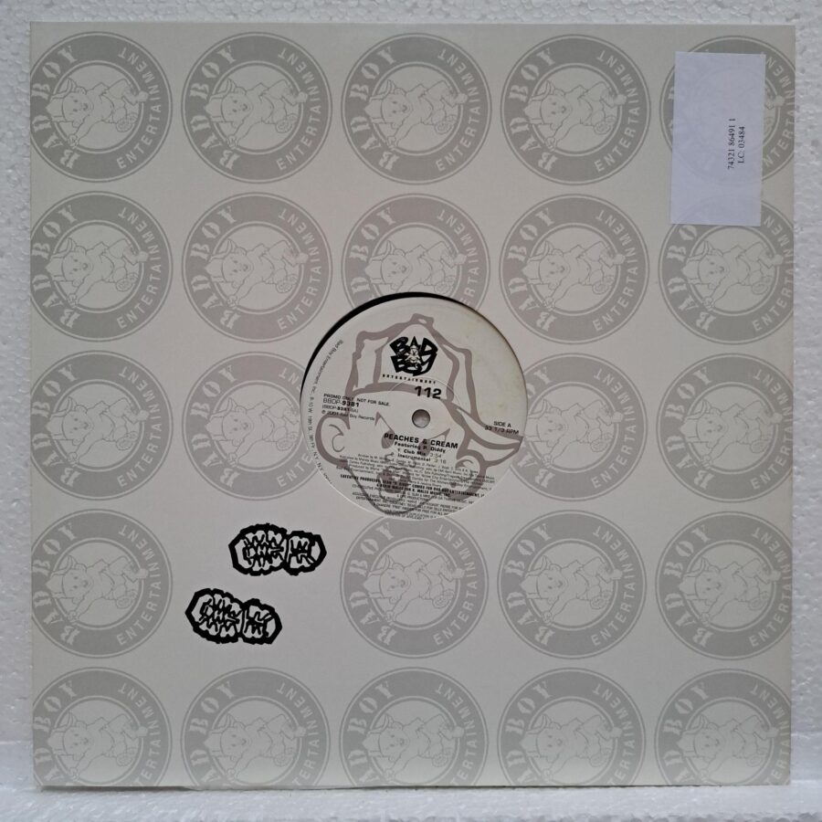 112 – Peaches & Cream (Featuring P. Diddy) – Disc Vinil MAXI 45 RPM VG+ (lotE)