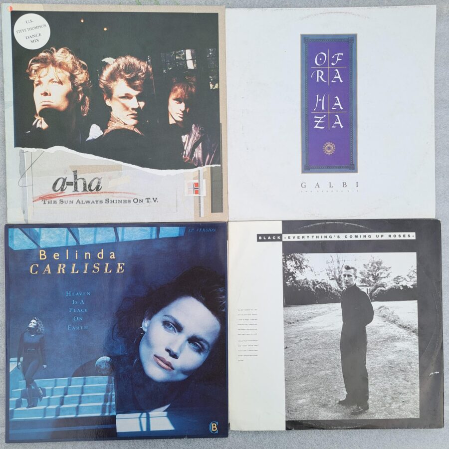 4 MAXIURI LA ALEGERE VINIL MAXI VG VG+ (SN *) CC Catch - UB40 - Vaya Con Dio - Blue System - Alphaville - Sandra - Modern Talking - Ofra Haza