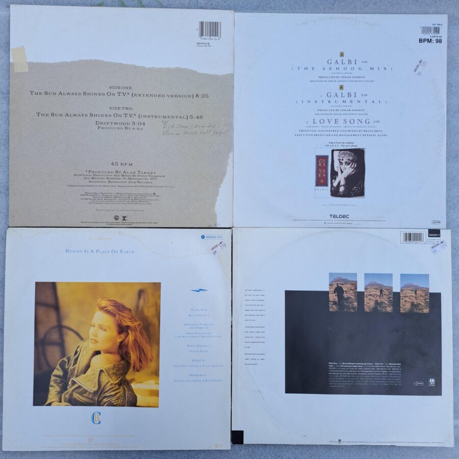 4 MAXIURI LA ALEGERE VINIL MAXI VG VG+ (SN *) CC Catch - UB40 - Vaya Con Dio - Blue System - Alphaville - Sandra - Modern Talking - Ofra Haza