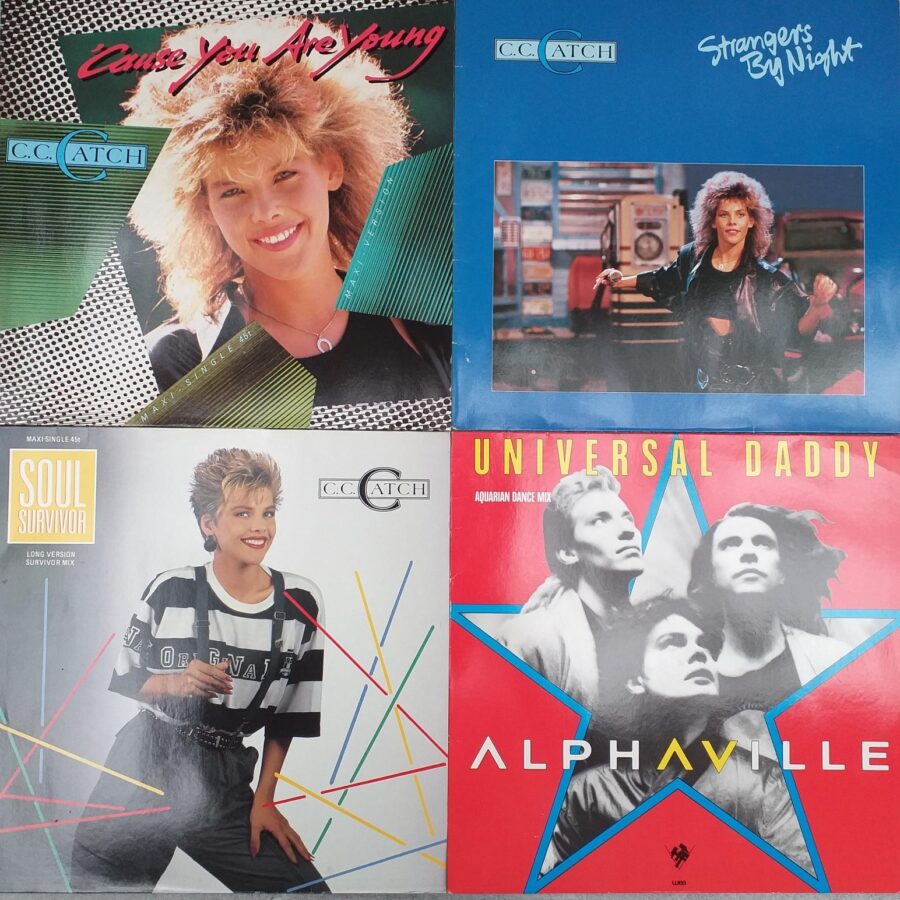 4 MAXIURI LA ALEGERE VINIL MAXI VG VG+ (SN *) CC Catch - UB40 - Vaya Con Dio - Blue System - Alphaville - Sandra - Modern Talking - Ofra Haza