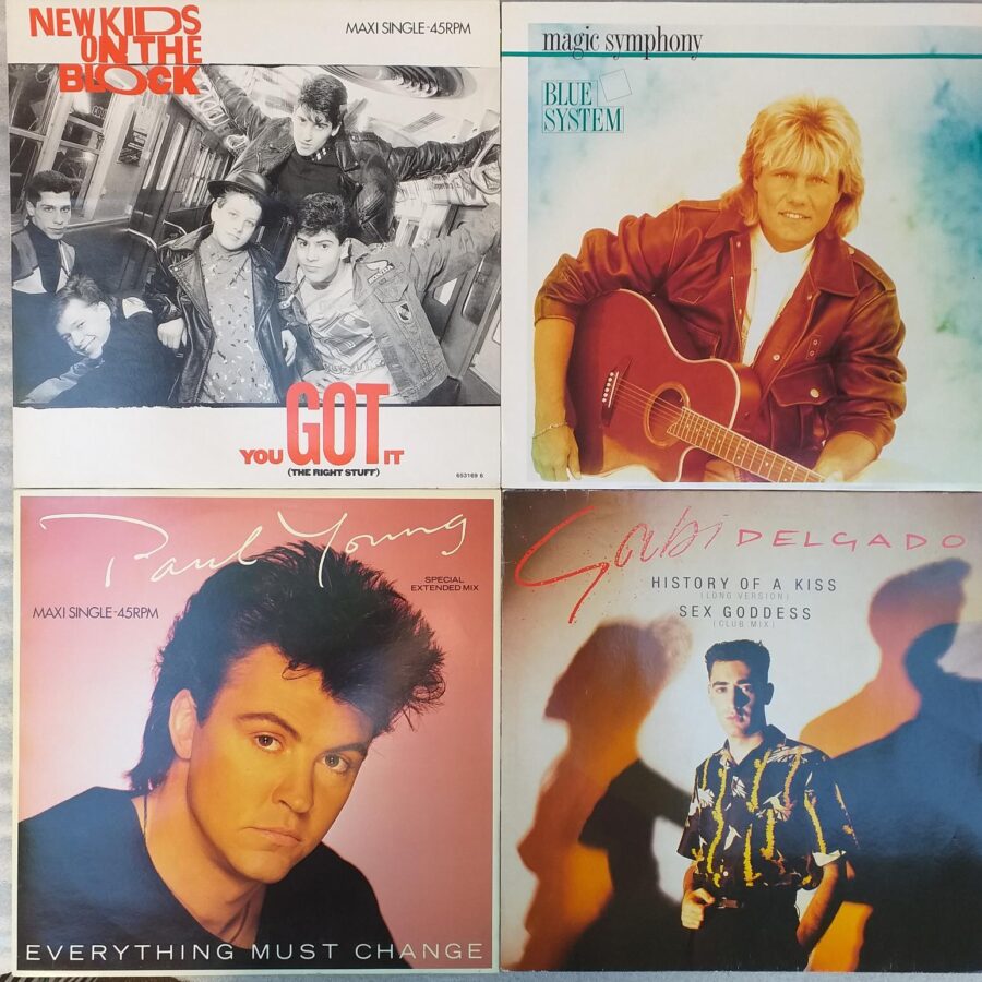4 MAXIURI LA ALEGERE VINIL MAXI VG VG+ (SN *) CC Catch - UB40 - Vaya Con Dio - Blue System - Alphaville - Sandra - Modern Talking - Ofra Haza