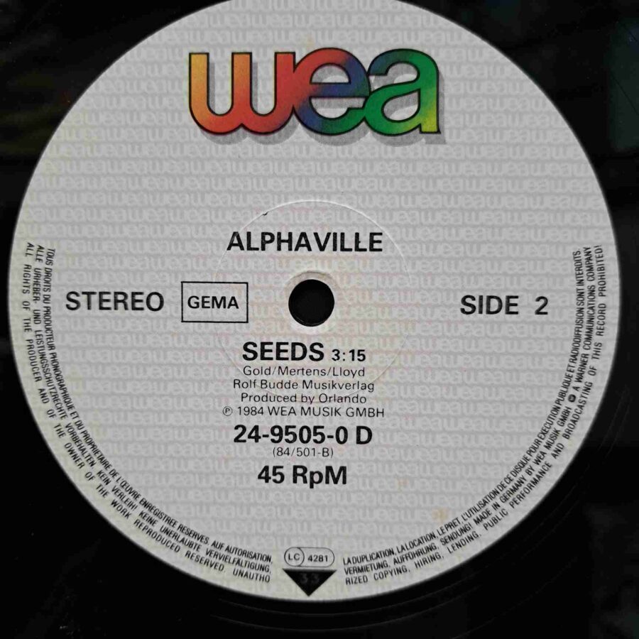 Alphaville – Big In Japan (1) Alphaville – Big In Japan – Disc Vinil MAXI 45 RPM EX