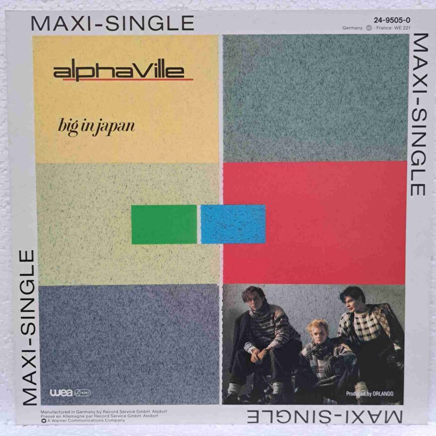 Alphaville – Big In Japan (2) Alphaville – Big In Japan – Disc Vinil MAXI 45 RPM EX
