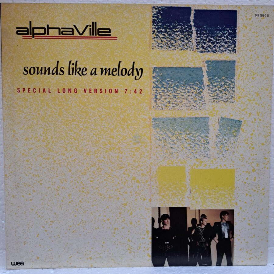 Alphaville – Sounds Like A Melody (Special Long Version) (2) Alphaville – Sounds Like A Melody (Special Long Version) – Disc Vinil MAXI 45 RPM VG+(lotE)