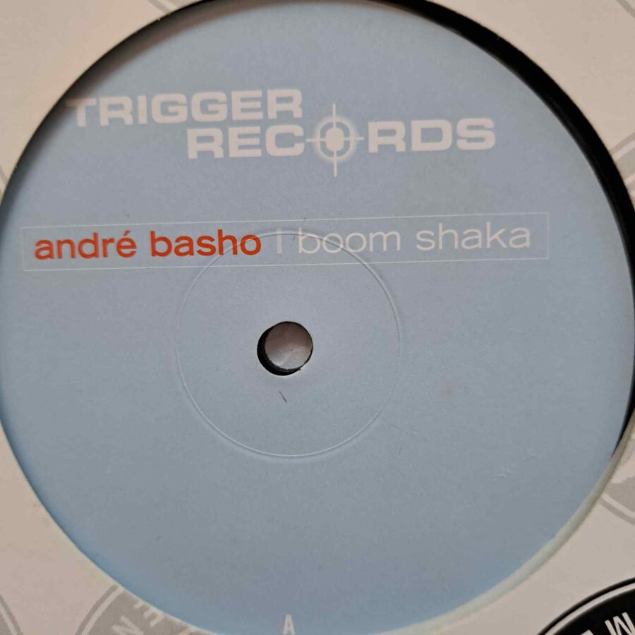 Andrè Basho - Boom Shaka (1) Andrè Basho - Boom Shaka- Disc Vinil MAXI VG+ (lotF)