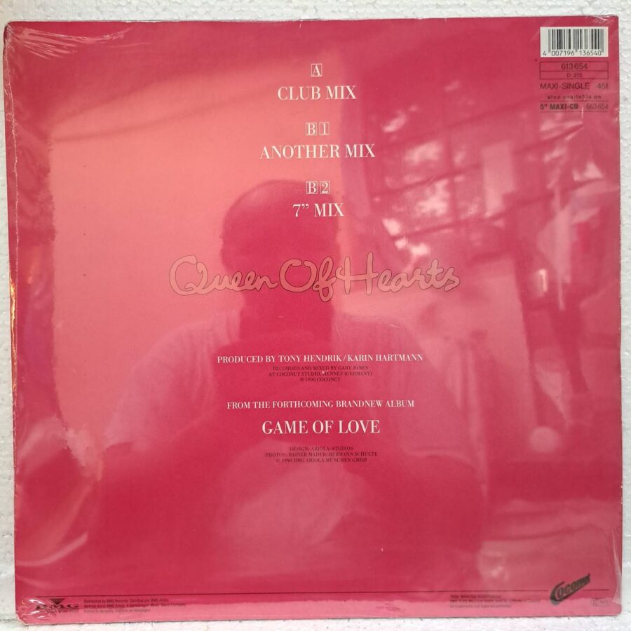 Bad Boys Blue – Queen Of Hearts (1) Bad Boys Blue – Queen Of Hearts – Disc Vinil MAXI 45 RPM VG (lotD) RESIGILAT