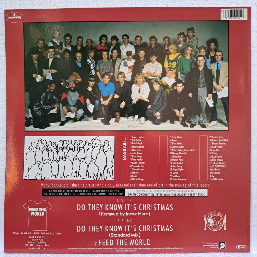 Band Aid – Do They Know It's Christmas? Disc VINIL MAXI VG+ (BOXE)