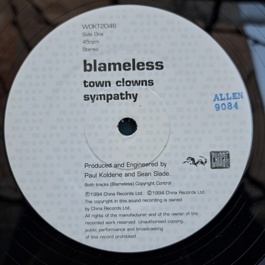 Blameless – Town Clowns Disc VINIL MAXI VG VG+ (box1)