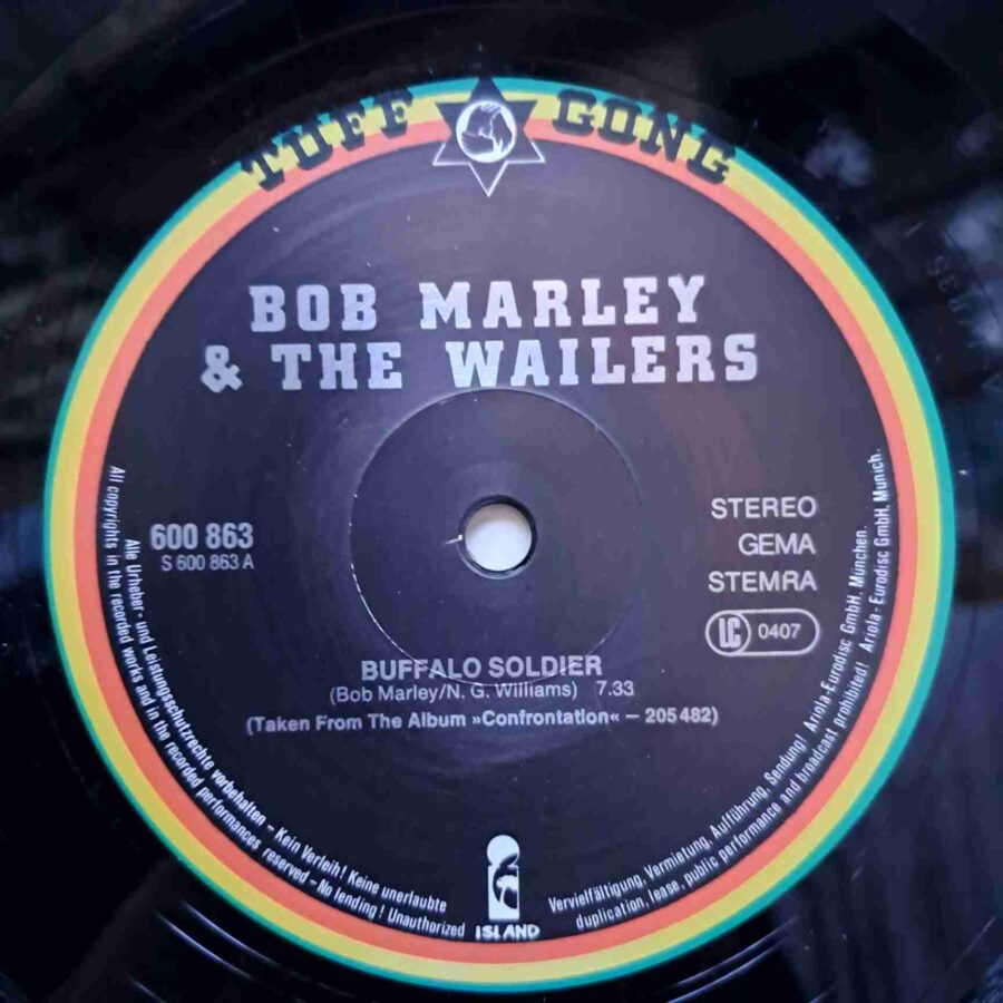 Bob Marley & The Wailers – Buffalo Soldier – Disc Vinil MAXI 45 RPM VG VG+ (lotH)