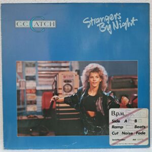 C.C. Catch – Strangers By Night (2) C.C. Catch – Strangers By Night – Disc Vinil MAXI 45 RPM VG+ (lotE)