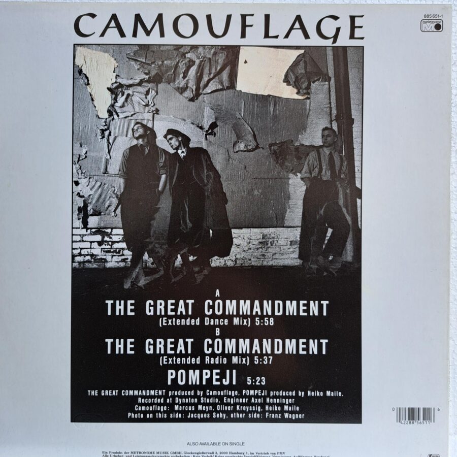 Camouflage – The Great Commandment Disc VINIL MAXI VG+ (box1)