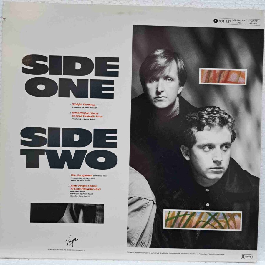China Crisis – Wishful Thinking (3) China Crisis – Wishful Thinking – Disc Vinil MAXI 45 RPM VG VG+ (lotB)