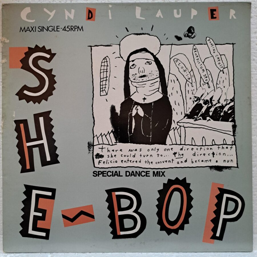 Cyndi Lauper – She Bop (Special Dance Mix) (2) Cyndi Lauper – She Bop (Special Dance Mix) – Disc Vinil MAXI 45 RPM VG+(lotE)