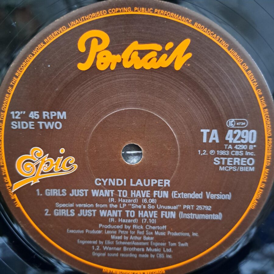 Cyndi Lauper – Time After Time Disc VINIL MAXI VG VG+