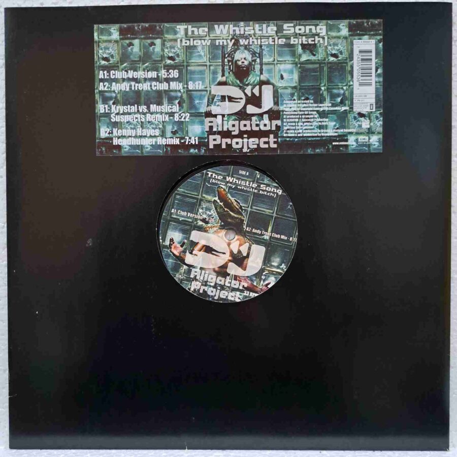 DJ Aligator Project – The Whistle Song (Blow My Whistle Bitch) – Disc Vinil MAXI 45 RPM EX