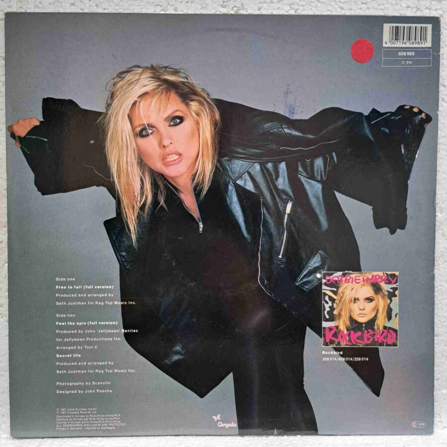 Debbie Harry – Free To Fall- Disc Vinil MAXI 45 RPM VG+ (lotM)