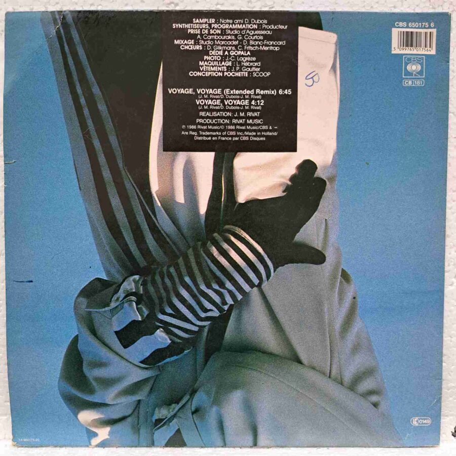 Desireless – Voyage Voyage (3) Desireless – Voyage Voyage – Disc Vinil MAXI 45 RPM VG+ (lotA)