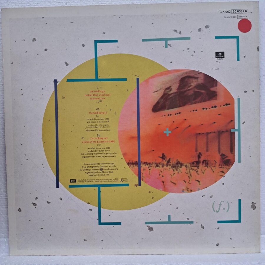Duran Duran – The Wild Boys Disc VINIL maxi VG+