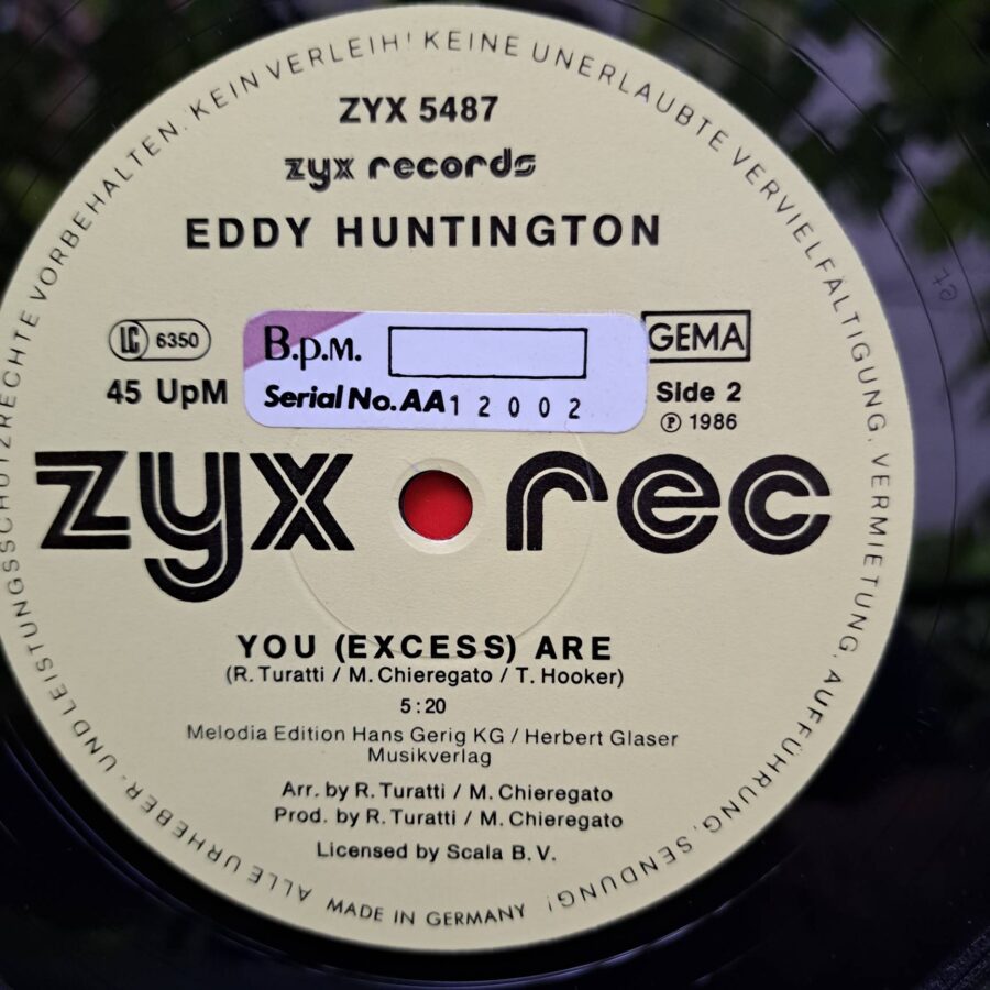 Eddy Huntington – U.S.S.R (1) Eddy Huntington – U.S.S.R. – Disc VINIL MAXI VG VG+ (box5)