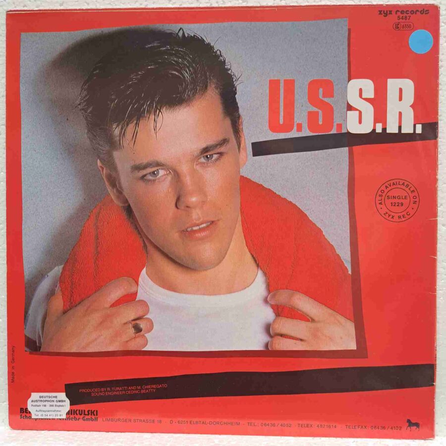 Eddy Huntington – U.S.S.R (3) Eddy Huntington – U.S.S.R. - Disc Vinil MAXI 45 RPM VG (lotK)
