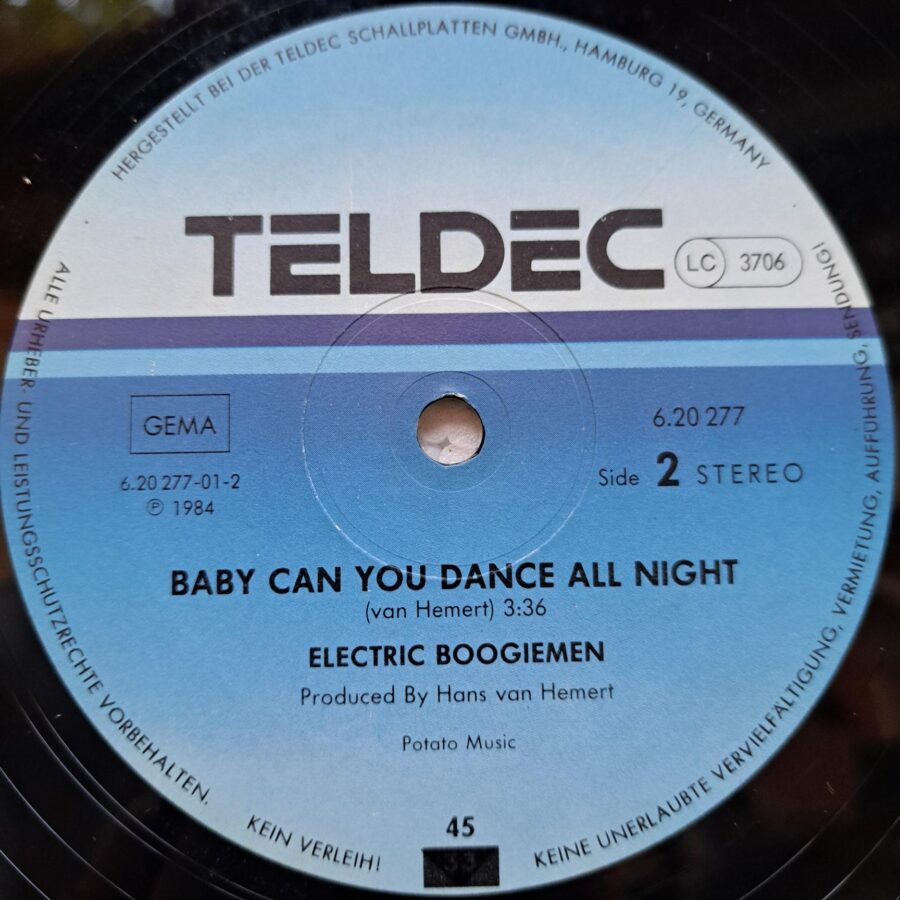 Electric Boogiemen – Breakdancing (1) Electric Boogiemen – Breakdancing – Disc Vinil MAXI 45 RPM VG+(lotE)