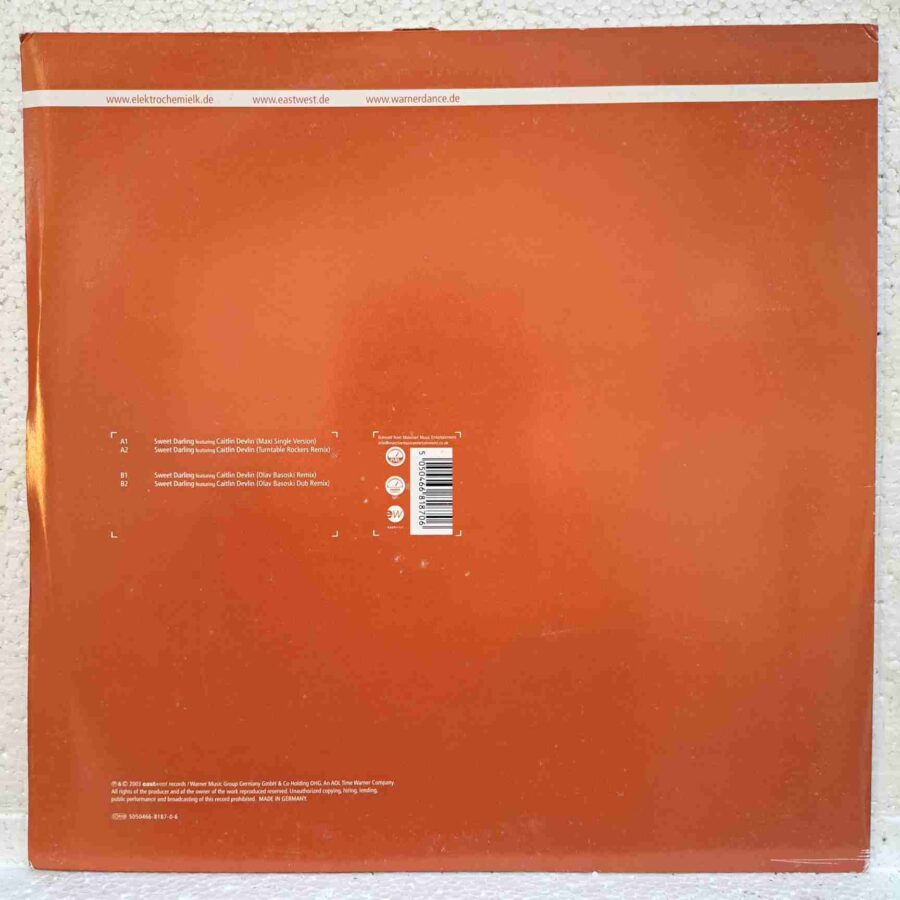 Elektrochemie LK Featuring Caitlin Devlin – Sweet Darling (3) Elektrochemie LK Featuring Caitlin Devlin – Sweet Darling – Disc Vinil MAXI VG VG+ (lotH)