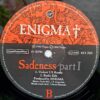 Enigma – Sadeness Part I Disc VINIL Maxi VG (box8) Enigma – Sadeness Part I Disc VINIL Maxi VG (box8)