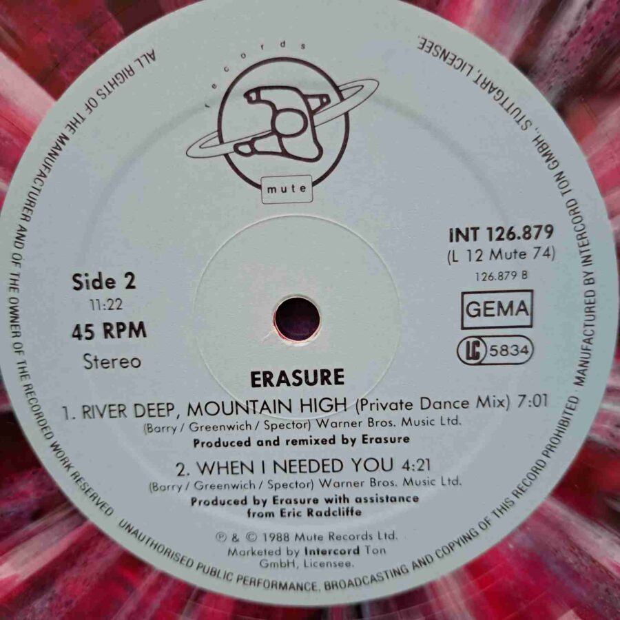 Erasure – Ship Of Fools Disc VINIL MAXI VG+ (BOX5) MULTICOLOR