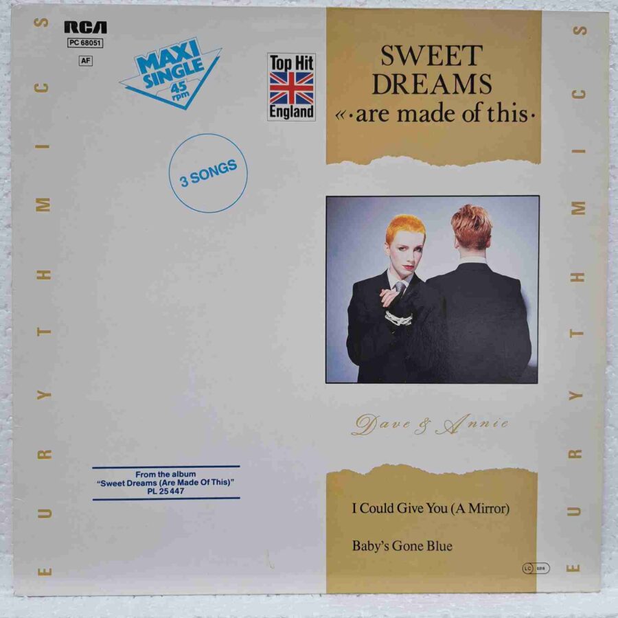 Eurythmics – Sweet Dreams (Are Made Of This) (2) Eurythmics – Sweet Dreams (Are Made Of This) – Disc Vinil MAXI 45 RPM VG VG+ (lotA)