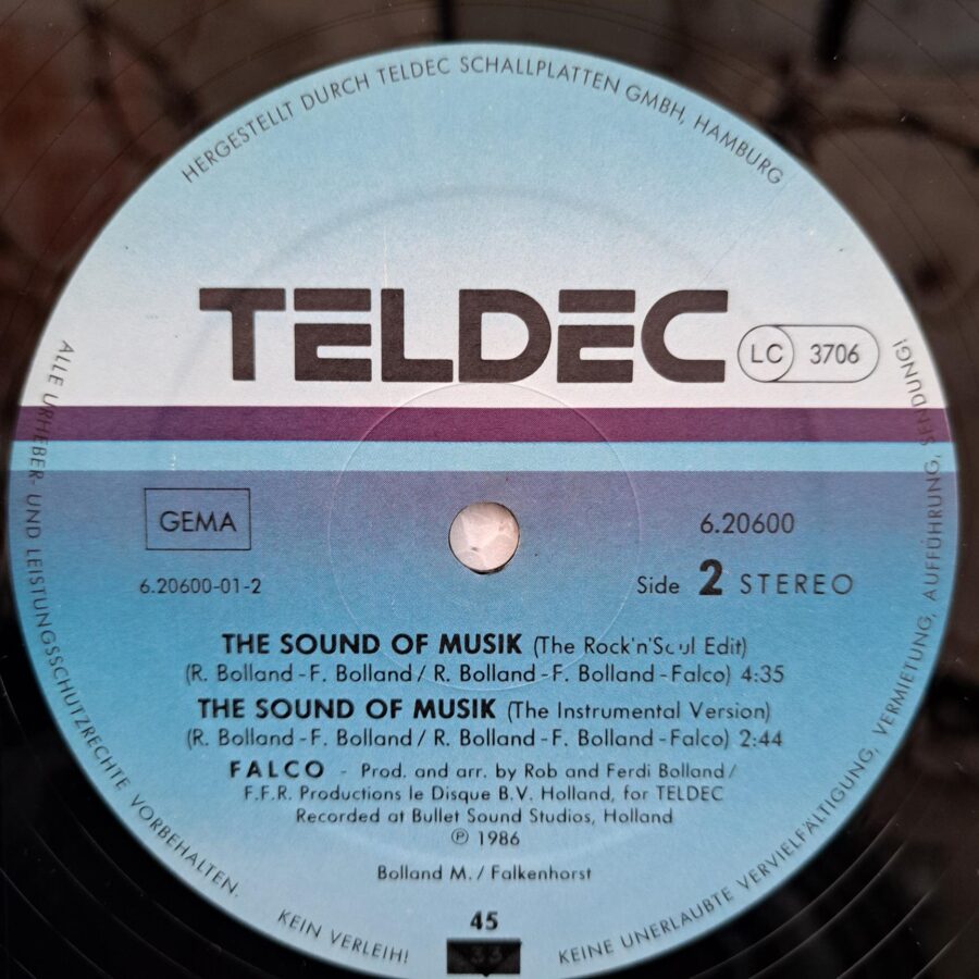 Falco – The Sound Of Musik (1) Falco – The Sound Of Musik – Disc VINIL MAXI VG+ (box6)