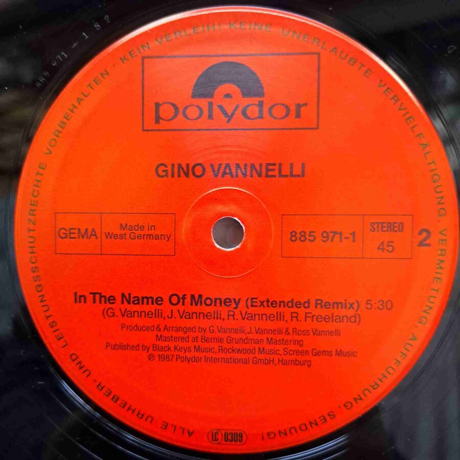 Gino Vannelli – Persona Non Grata - Disc Vinil MAXI 45 RPM VG+ (lotM)