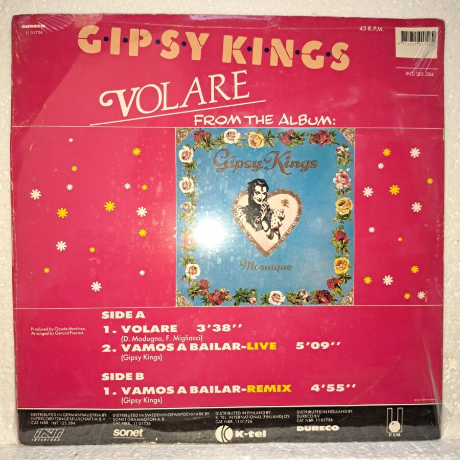 Gipsy Kings – Volare (1) Gipsy Kings – Volare – Disc Vinil MAXI 45 RPM VG (lotD) RESIGILAT