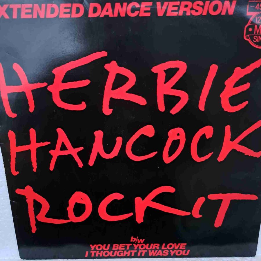 Herbie Hancock – Rockit (Extended Dance Version) – Disc Vinil MAXI 45 RPM VG VG+(lotB) (2) Herbie Hancock – Rockit (Extended Dance Version) – Disc Vinil MAXI 45 RPM VG VG+(lotB)